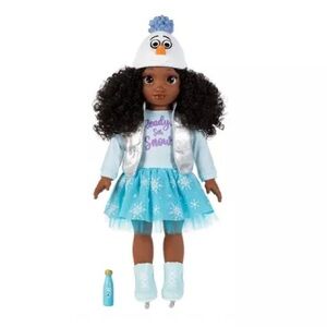 Disney ILY 4ever 18" Brunette Elsa Ice Skating Fashion Doll from Frozen